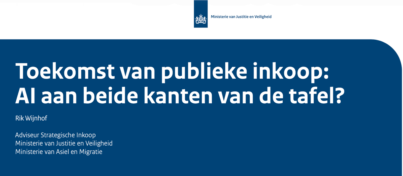 Ministerie van Justitie en Veiligheid